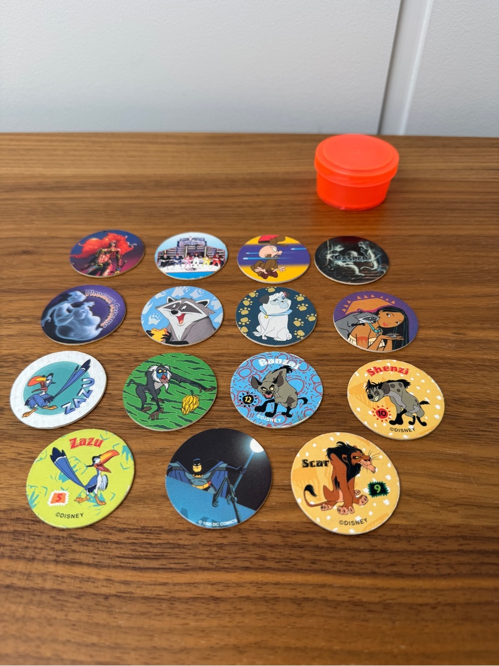 POG - 1990s vintage Disney milk caps